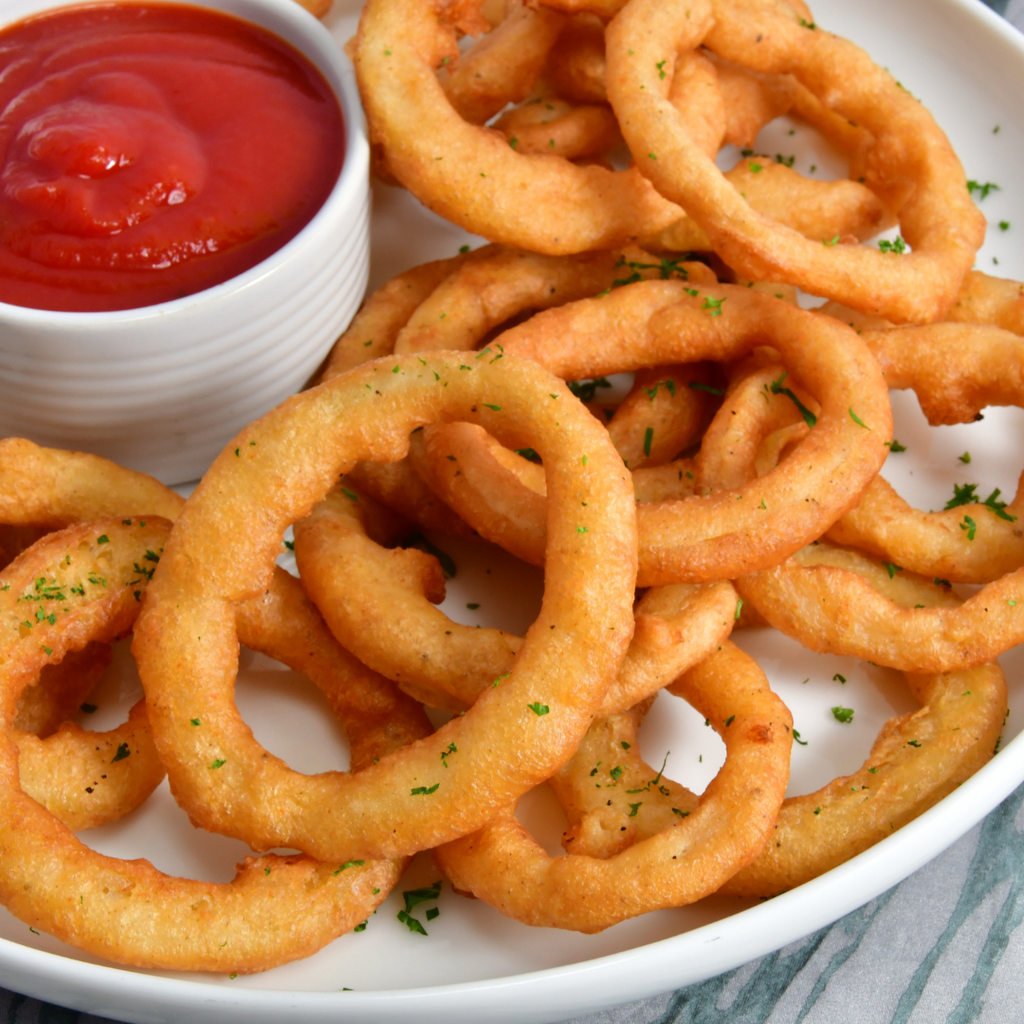 Pre-Fried Frozen Onion Rings (500g) – George's Pudding and Pie