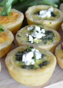 Frozen Mini Spinach and Feta Quiche